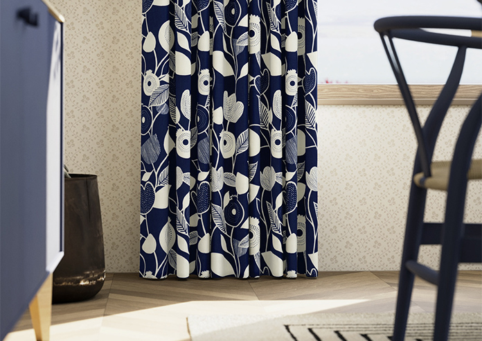 Nordic, Indigo - Made to Measure Curtains - Image 5